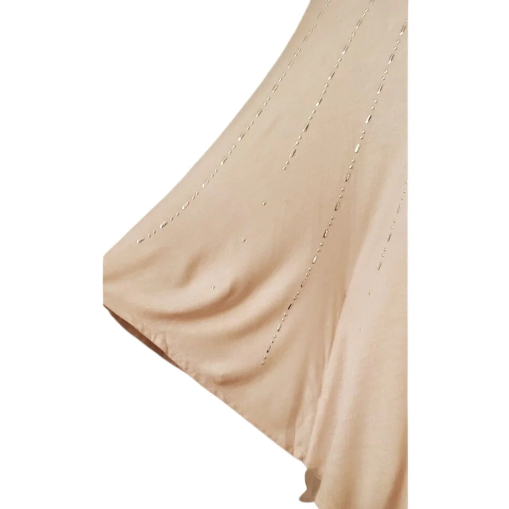 White House Black Market Champagne Dolman Blouse with Studded Detail Size M - Picture 5 of 8